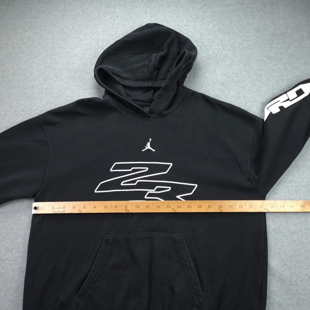 Jordan Hoodie Mens Medium Black Streetwear Pullover ‎ Graphic 23 Jumpman